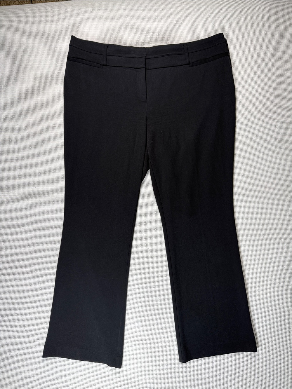 Maurices Black Boot-Cut Dress Pants 20R